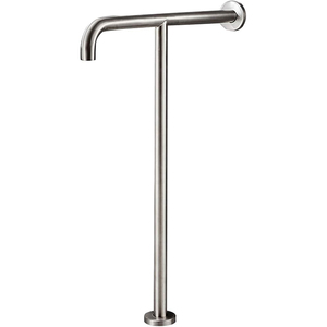 Barre <span class=keywords><strong>d</strong></span>'appui en acier inoxydable sans obstacle, accoudoir <span class=keywords><strong>de</strong></span> toilette, support <span class=keywords><strong>de</strong></span> bras, support <span class=keywords><strong>de</strong></span> sol rabattable, accoudoirs <span class=keywords><strong>de</strong></span> toilette au sol pour personnes âgées - Product Image 1