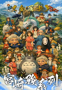 Cartes de collection en métal Hayao <span class=keywords><strong>Miyazaki</strong></span> Chinchilla Castle in the Sky, designs personnalisés avec des personnages populaires, cartes de jeu pour les amateurs - Product Image 2