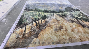 Art <span class=keywords><strong>mural</strong></span> personnalisé <span class=keywords><strong>en</strong></span> mosaïque, carreaux faits à la main, art <span class=keywords><strong>mural</strong></span> moderne <span class=keywords><strong>en</strong></span> verre, décoration de luxe <span class=keywords><strong>en</strong></span> mosaïque pour salle de bain - Product Image 6