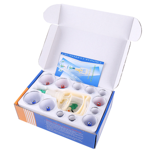 Bekam pijat kualitas tinggi, produk bekam medis Cina Tradisional, Set bekam vakum transparan - Product Image 3