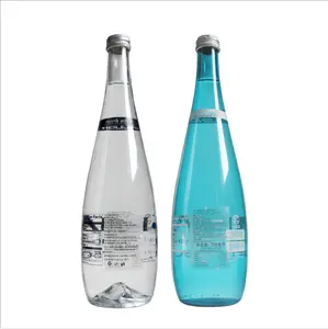 लिंलांग शांगई निर्माता ने 330 मिलीलीटर फ्लिंट ग्लास पानी की बोतल को स्पार्कलिंग और प्रकृति के पानी के लिए अनुकूलित किया