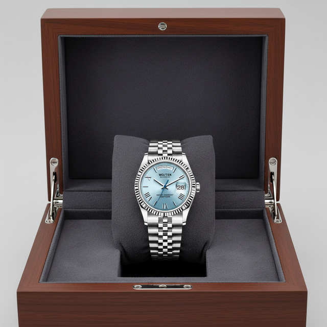 Factory High Quality Classic Daily Water Resistance Custom Logo Watch Automatic Watch for Men