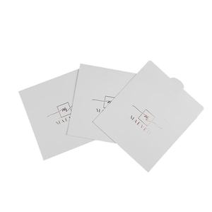 Enveloppe de carte-cadeau personnalisée, enveloppe de carte à collectionner, petite enveloppe blanche avec logo - Product Image 6