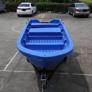 Bateau de croisière en plastique PE bleu de 5,3 m, coque de bateau en polyéthylène, moteur - Product Image 3