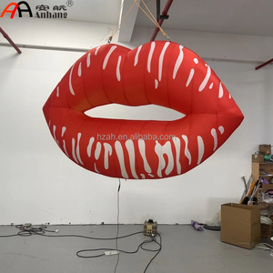 Maßgefertigtes Riesiges Sexy Aufblasbares Rotes Lippen-Modell mit LED-Beleuchtung für Bar, Nachtclub, Party, Kunst-Event, Werbung und Dekoration - Product Image 2
