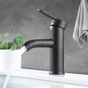Rubinetto da Bagno Monocomando <span class=keywords><strong>in</strong></span> <span class=keywords><strong>Acciaio</strong></span> <span class=keywords><strong>Inox</strong></span>, Miscelatore per Lavabo Acqua Calda e Fredda - Product Image 2