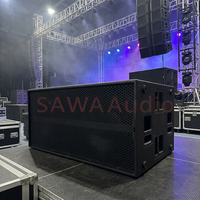 Sub 9006 AS Double caisson de basses actif de 18 pouces Haut-parleur audio professionnel Caissons de basses haute puissance pour DJ Concert Événement