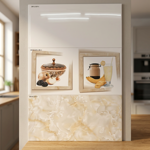 Modern Glossy Ceramic <b>Wall</b> Tiles 300x600 mm 3D Design 10mm Thick for Kitchen Construction Projects - Product Image 1
