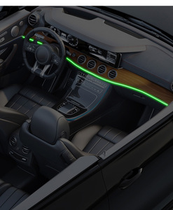Tira de Luz LED Flexible de Neón con Control por Voz, Puerto USB para Ambiente Interior de Auto, Universal - Product Image 4