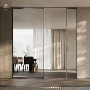 Perfil de <span class=keywords><strong>Puerta</strong></span> Corredera de Aluminio ZEYI, Solución de Lujo <span class=keywords><strong>para</strong></span> Villas, Puertas Correderas de Patio, Mecanismo Suave de Vidrio, Bisagras <span class=keywords><strong>para</strong></span> Bodega - Product Image 4