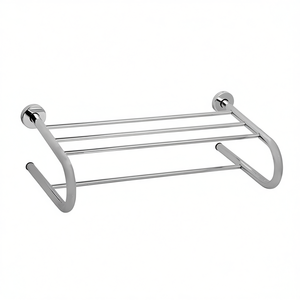 Toallero de Acero Cromado de 48 cm para Montar en la Pared, Accesorio de Baño - Product Image 3