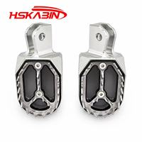 Repose-pieds en aluminium CNC avec logo personnalisé, surface dentée agressive pour moto électrique Yozma