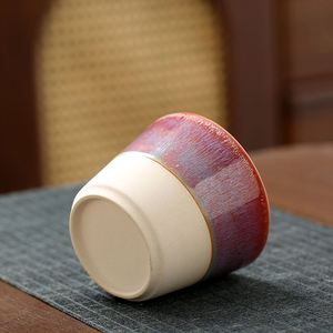 Tazas de Café Espresso Estilo Japandi, Cerámica de Porcelana Hecha a Mano, Coloridas, para Restaurante, en Caja de Papel Kraft - Product Image 4