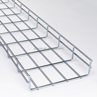 Chine 350 mm Data Ceter Building Steel Basket Cable Tray Fabricant Wire Mesh Cable Tray Acier inoxydable 316