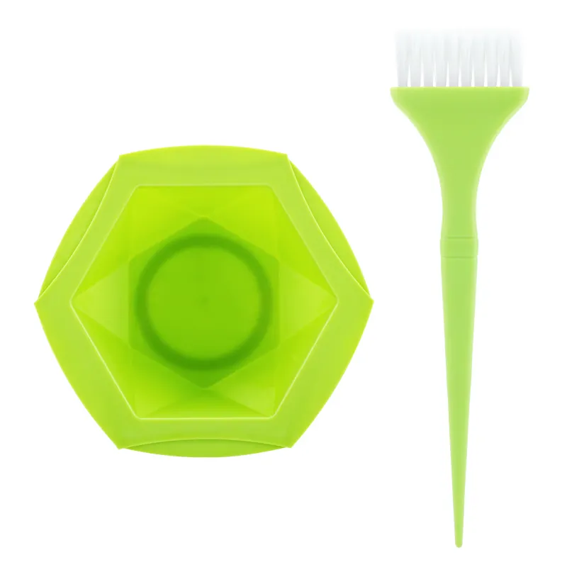 Tóc công cụ thay đồ thiết lập tóc nhuộm Bát 7-mảnh thiết lập tóc bộ sưu tập màu sắc kết hợp nhuộm Bát bàn chải