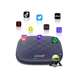 Carlinkit Android 13 tbox plus 4gb 64gb Auto Carplayミニボックス卸売ドングル有線およびワイヤレスcarplay for Apple