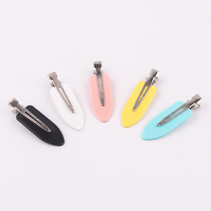 Vente en gros, Meilleure vente : Barrettes <span class=keywords><strong>à</strong></span> cheveux en plastique simples, sans pli, pour maquillage et soin du visage, fixation des franges latérales - Product Image 3