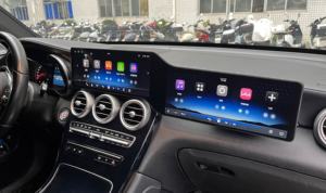 สำหรับ Mercedes-Benz GLC/C-Class ปี 2015-2022 หน้าจอคู่ IPS ขนาด 12.3 นิ้ว รองรับ CarPlay และ Android Auto พร้อมระบบนำทาง GPS เครื่องเสียงสเตอริโอคุณภาพสูง - Product Image 4