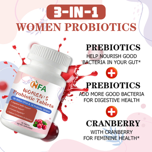 Comprimés Probiotiques pour Femmes OEM ODM avec Probiotiques et Prébiotiques pour Soutenir la Digestion, l'Immunité et la Régularité – Complément Alimentaire - Product Image 4