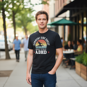 Current Side Quest te presenta la camiseta de Adhd - Product Image 3
