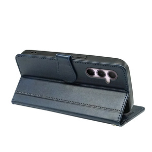 Étui portefeuille magnétique <span class=keywords><strong>avec</strong></span> <span class=keywords><strong>cordon</strong></span> pour téléphone 5G A53/A22/A32, design uni, fabrication artisanale, étui de protection - Product Image 3