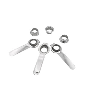Clips et œillets métalliques plats en nickel brillant pour dossiers et accessoires de classement - Product Image 5
