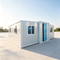 Maison conteneur extensible Shinestone, directement de l'usine, 20 pieds, 40 pieds, maison mobile modulaire pliable pour dortoir de travailleurs et bureau temporaire