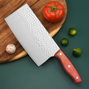 Yangjiang kitchen <b>knife</b>, forged kitchen <b>knife</b>, wooden <b>handle</b>, solid wood chopping <b>knife</b>, sharp kitchen <b>knife</b>, <b>bone</b>-chopping - Product Image 3