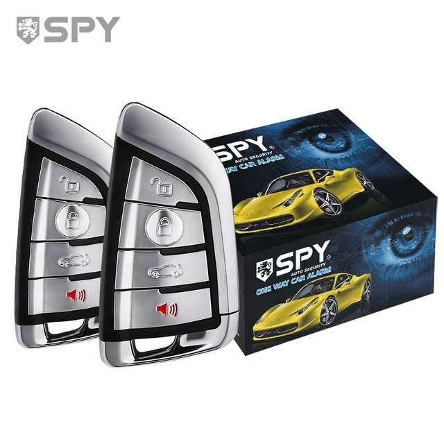 SPY One-Way Smart BT Anti-Theft Car Alarm Security System App-Controlled Universal Car Door Lock Actuator Escape Remote Trunk
