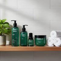 Kit de soins capillaires et corporels tout-en-un avec shampoing, revitalisant, gel douche, lotion, gommage, huile, sérum pour la peau - Matériel PP+PET