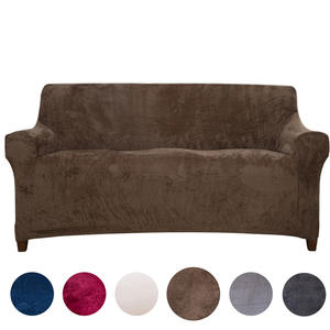 Nuevo estilo sofá funda Minky <span class=keywords><strong>tela</strong></span> elástico Loveseat <span class=keywords><strong>para</strong></span> el sofá - Product Image 1