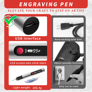 Hot bán điện khắc bút etcher khắc đồ trang sức đồ chơi mini khắc bút - Product Image 3