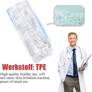 हॉट सेलिंग मैनुअल मास्टरबेटर कप सेक्स खिलौना पुरुषों के लिए एकल पारदर्शी मास्टरबैटर्स जेब जेब - Product Image 2