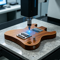 Pièces de guitare électrique personnalisées usinées CNC avec précision : corps de guitare, boutons de pont et quincaillerie pour personnalisation OEM