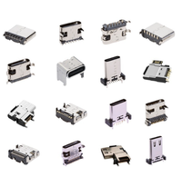 Factory Wholesale Phone Accessories USB Connector Price USB 2.0 PCB Connector Plug 4Pins Male Type a Charging Port Connector