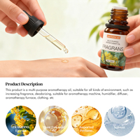Huile essentielle biologique premium 10 ml, huile essentielle naturelle d'aromathérapie, huile essentielle composée pour soulager les nerfs