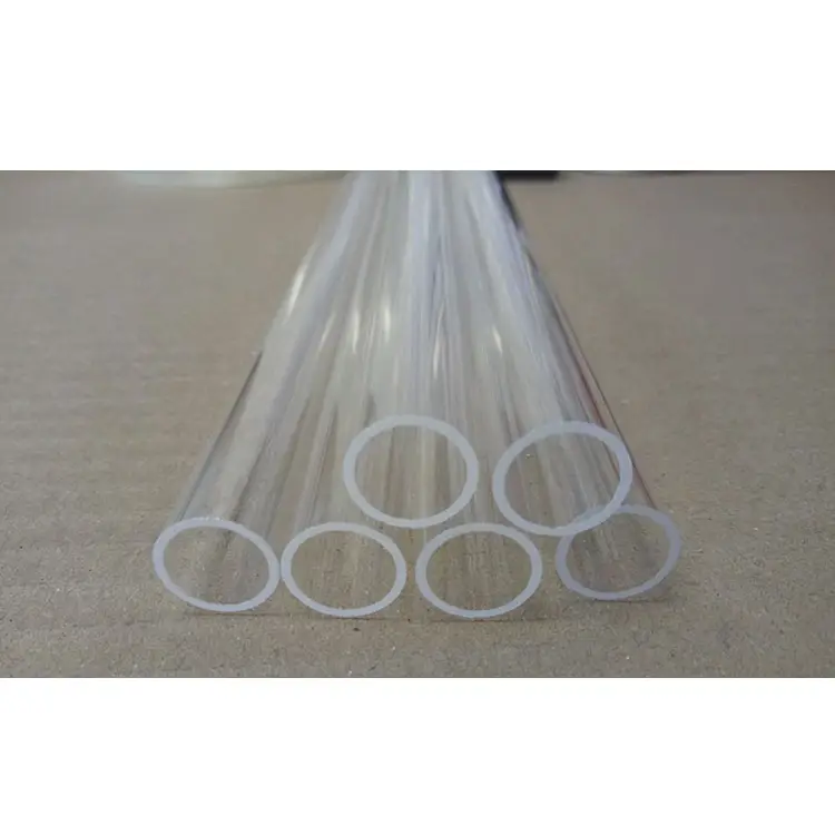 Hot Sale High Temperature Quartz Tube for Heating Treatment Material Vessel