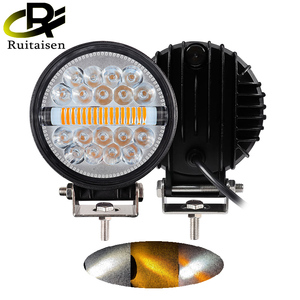 4-inch 42 wát <span class=keywords><strong>LED</strong></span> offroad Spotlight làm việc thanh ánh sáng 6000K màu cho xe tải thuyền máy kéo 4x4 ATV <span class=keywords><strong>12V</strong></span> 24V Phụ Kiện Xe Hơi Mới - Product Image 1