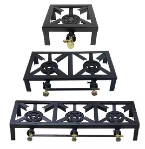 Fornello da Campeggio a Gas Commerciale in Acciaio al Carbonio e Ghisa, Bruciatore Portatile per Esterni con Design Smontabile per Cucina all'Aperto - Product Image 4