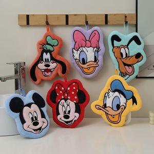 <span class=keywords><strong>Toalla</strong></span> Infantil <span class=keywords><strong>de</strong></span> Felpa <span class=keywords><strong>de</strong></span> Coral con Dibujos Animados <span class=keywords><strong>de</strong></span> Mickey y <span class=keywords><strong>Minnie</strong></span>, Secado Rápido, para Colgar, Linda - Product Image 1