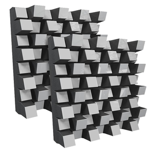 3D rắn hình vuông bọt âm thanh khuếch tán âm thanh khuếch tán tấm cho phòng thu rạp chiếu phim nhà KTV - Product Image 6