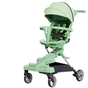 Comodo passeggino portatile pieghevole 4 ruote mini babystroller/carrozzina/marsupio/passeggino