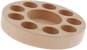 Expositor de madera para botellas de aceite esencial, 2 paquetes, organizador de almacenamiento de madera, contenedor de aceite de oliva, soporte para organizar - Product Image 2