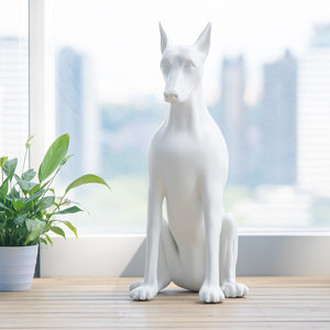 Sunraymascota Mannequin de présentation en fibre de verre personnalisé pour Dobermann <span class=keywords><strong>Pinscher</strong></span> de grande taille, vente en gros - Product Image 1