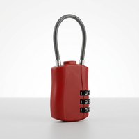 Cadenas de voyage à combinaison étanche en alliage de zinc avec cadran à code pour valise et casier de gym
