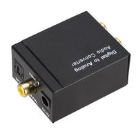 Convertidor de Audio Óptico a RCA de Alta Calidad con DAC de 192kHz/24bit, Adaptador Digital a Analógico SPDIF con Salida de 3.5mm