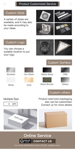 Nuovi Accessori Idraulici: Canaletta Doccia Sottile in Acciaio Inox, Scarico Lineare Lungo per Pavimento con Filtro - Product Image 6