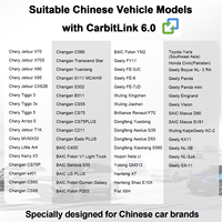 Adaptateur Carbitlink sans fil 2 en 1 Easy Plug-n-Play pour Carplay Android Auto Dongle Bluetooth Smartlink Car Multimedia