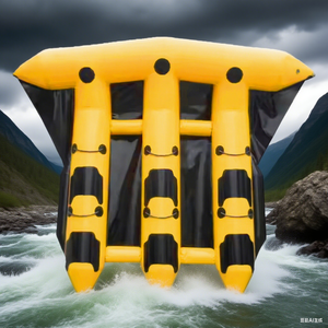 Bateaux gonflables Flying Fish Parc aquatique Jeu sportif 6 places Bateau banane gonflable avec pompe à air pour 6 personnes - Product Image 6