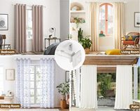 Tringle à Rideaux en Cristal Premium avec Embouts en Boule de Cristal, Tringle à Rideaux de Luxe pour Décoration Intérieure